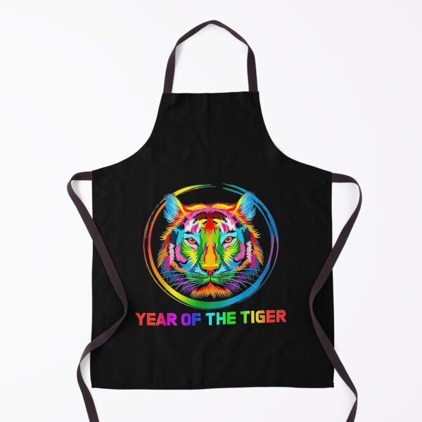 Item preview, Colorful Tiger Face CNY Happy New Year of the Tiger 2022 T-Shirt designed and sold by Chambers-Avara.