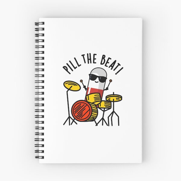 Item preview, Pill The Beat Funny Medicine Puns  designed and sold by punnybone.