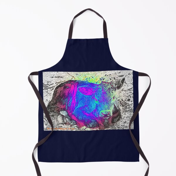 Item preview, RAINBOW BLUE MOO CALF  designed and sold by Opalbluerose.