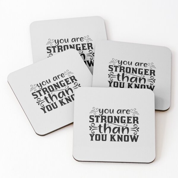 Item preview, You Are Stronger Than You Know - Stay Motivated, Better Person designed and sold by Delandor.