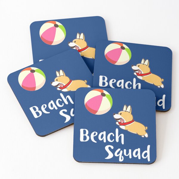 Item preview, Welsh Corgi Dogs Beach Squad Summer Vacation Outdoors   designed and sold by MARTINIFUSION.