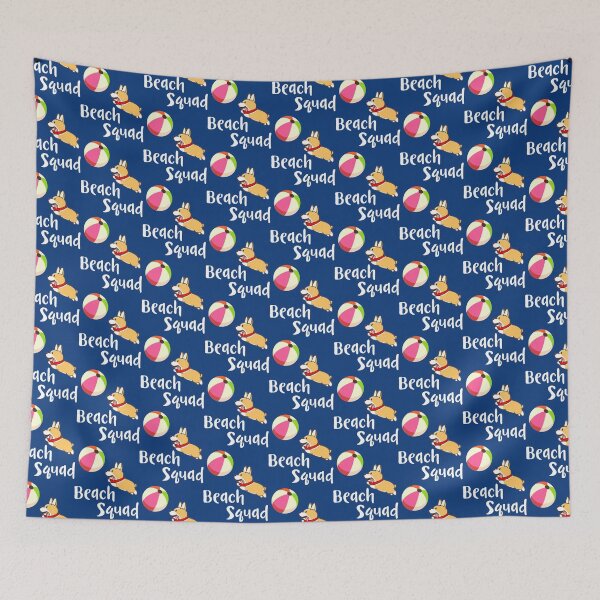 Item preview, Welsh Corgi Dogs Beach Squad Summer Vacation Outdoors   designed and sold by MARTINIFUSION.