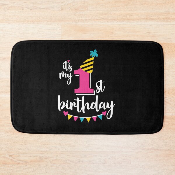 Item preview, 1st birthday 1 year of being awesome 1 year kid girl boy Off birthday Vacation Inspiration Joy Mood designed and sold by DesignByHeartUK.