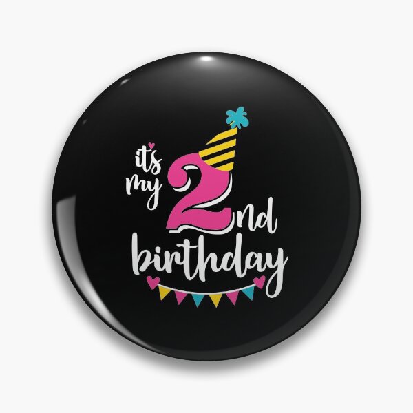 Item preview, 2nd birthday 2 years of being awesome 2 years kid girl boy Off birthday Vacation Inspiration Joy Mood designed and sold by DesignByHeartUK.