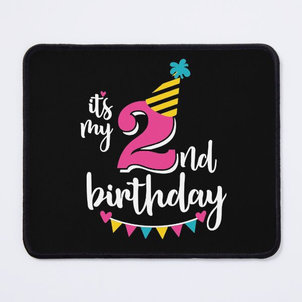 Item preview, 2nd birthday 2 years of being awesome 2 years kid girl boy Off birthday Vacation Inspiration Joy Mood designed and sold by DesignByHeartUK.