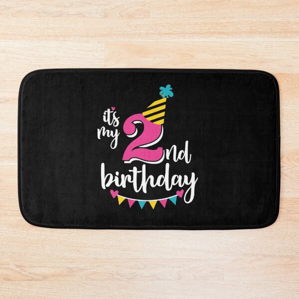 Item preview, 2nd birthday 2 years of being awesome 2 years kid girl boy Off birthday Vacation Inspiration Joy Mood designed and sold by DesignByHeartUK.