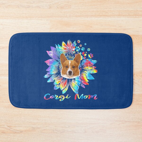 Item preview, Womens Sunflower Corgi Mom Tie Dye Dog   designed and sold by MARTINIFUSION.