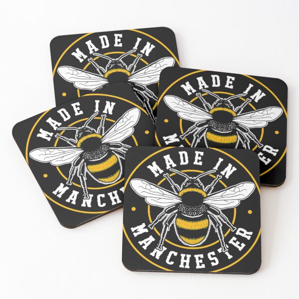 Item preview, Made In Manchester Worker Bee Pocket Badge  designed and sold by Strabe15.