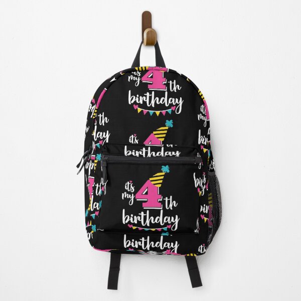 Item preview, 4th birthday 4 years of being awesome 4 years kid girl boy Off birthday Vacation Inspiration Joy Mood designed and sold by DesignByHeartUK.