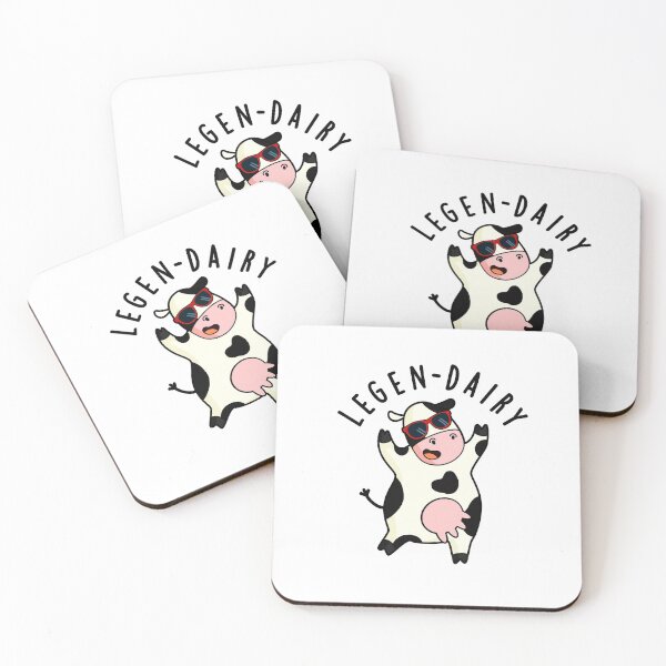 Item preview, Legen-dairy Funny Cow Puns  designed and sold by punnybone.