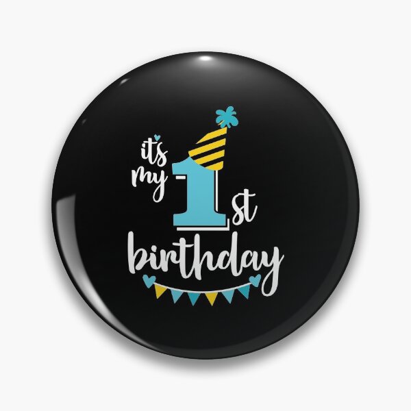 Item preview, 1st birthday 1 year of being awesome 1 year kid girl boy Off birthday Vacation Inspiration Joy Mood designed and sold by DesignByHeartUK.