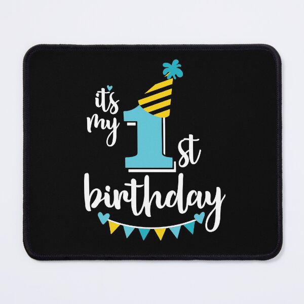 Item preview, 1st birthday 1 year of being awesome 1 year kid girl boy Off birthday Vacation Inspiration Joy Mood designed and sold by DesignByHeartUK.