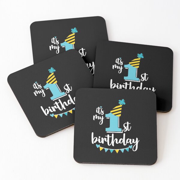 Item preview, 1st birthday 1 year of being awesome 1 year kid girl boy Off birthday Vacation Inspiration Joy Mood designed and sold by DesignByHeartUK.