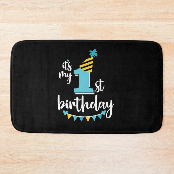 Item preview, 1st birthday 1 year of being awesome 1 year kid girl boy Off birthday Vacation Inspiration Joy Mood designed and sold by DesignByHeartUK.