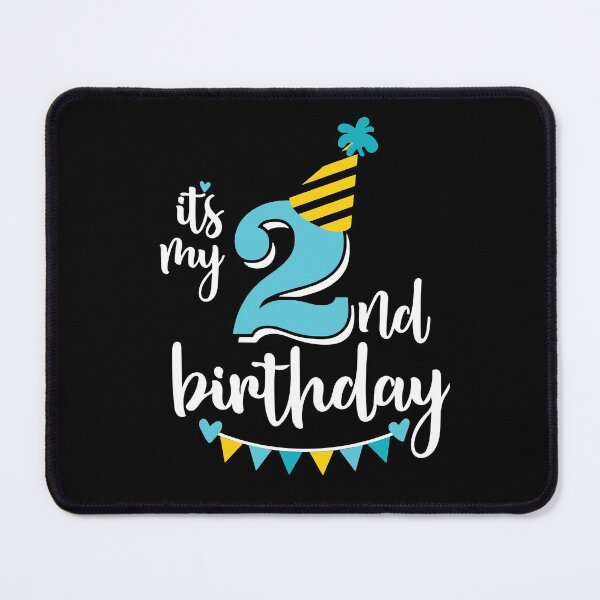 Item preview, 2nd birthday 2 years of being awesome 2 years kid girl boy Off birthday Vacation Inspiration Joy Mood designed and sold by DesignByHeartUK.
