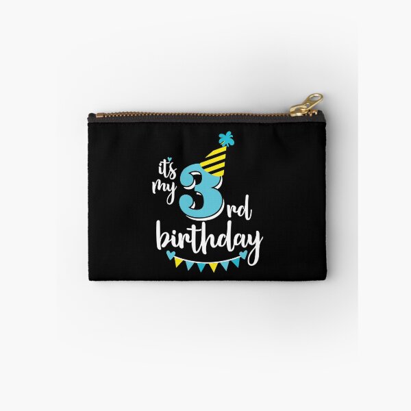 Item preview, 3rd birthday 3 years of being awesome 3 years kid girl boy Off birthday Vacation Inspiration Joy Mood designed and sold by DesignByHeartUK.