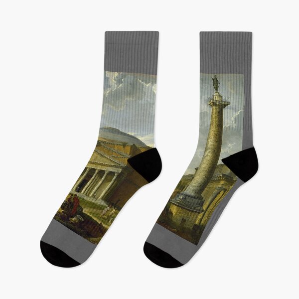 Item preview, Fantasy View with the Pantheon and other Monuments of Ancient Rome -  Giovanni Pauolo Panini  designed and sold by Vintage Designs +.