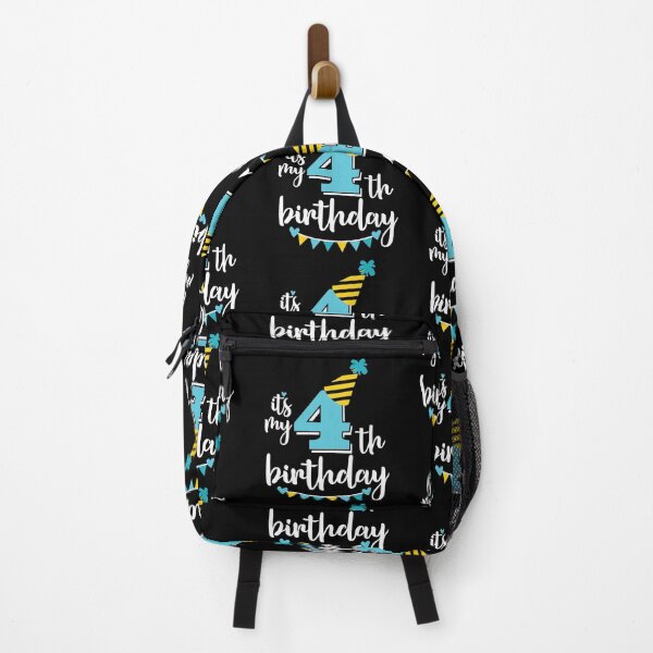 Item preview, 4th birthday 4 years of being awesome 4 years kid girl boy Off birthday Vacation Inspiration Joy Mood designed and sold by DesignByHeartUK.
