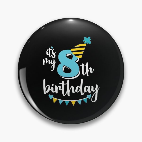 Item preview, 8th birthday 8 years of being awesome 8 years kid girl boy Off birthday Vacation Inspiration Joy Mood designed and sold by DesignByHeartUK.