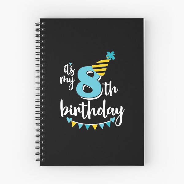 Item preview, 8th birthday 8 years of being awesome 8 years kid girl boy Off birthday Vacation Inspiration Joy Mood designed and sold by DesignByHeartUK.