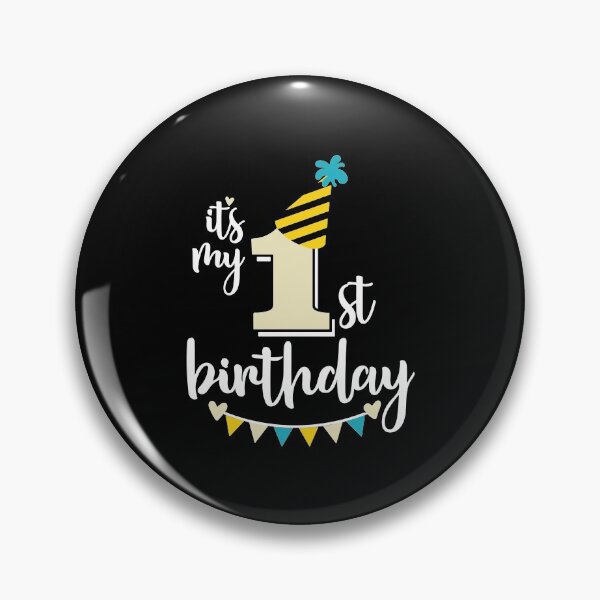 Item preview, 1st birthday 1 year of being awesome 1 year kid girl boy Off birthday Vacation Inspiration Joy Mood designed and sold by DesignByHeartUK.