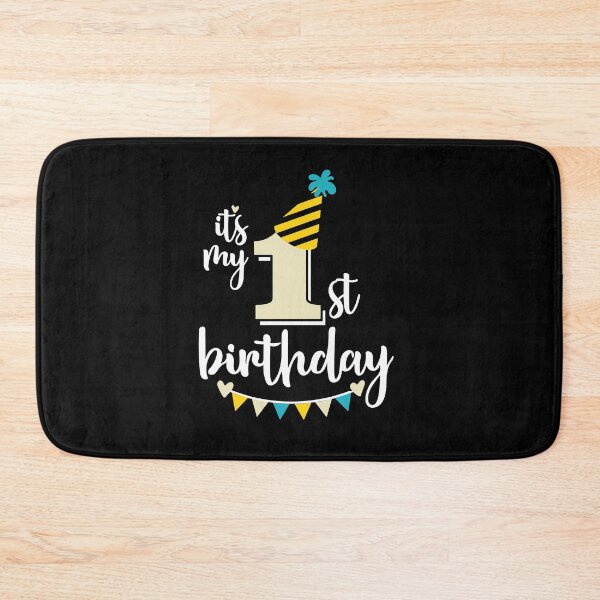 Item preview, 1st birthday 1 year of being awesome 1 year kid girl boy Off birthday Vacation Inspiration Joy Mood designed and sold by DesignByHeartUK.