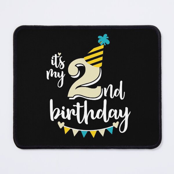 Item preview, 2nd birthday 2 years of being awesome 2 years kid girl boy Off birthday Vacation Inspiration Joy Mood designed and sold by DesignByHeartUK.