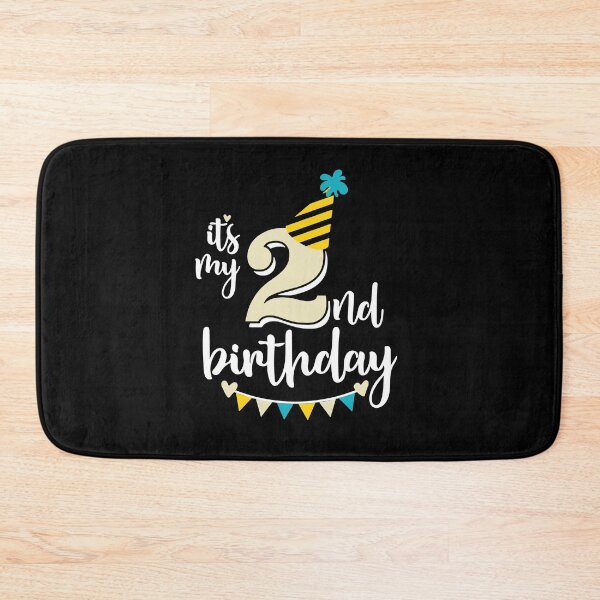 Item preview, 2nd birthday 2 years of being awesome 2 years kid girl boy Off birthday Vacation Inspiration Joy Mood designed and sold by DesignByHeartUK.