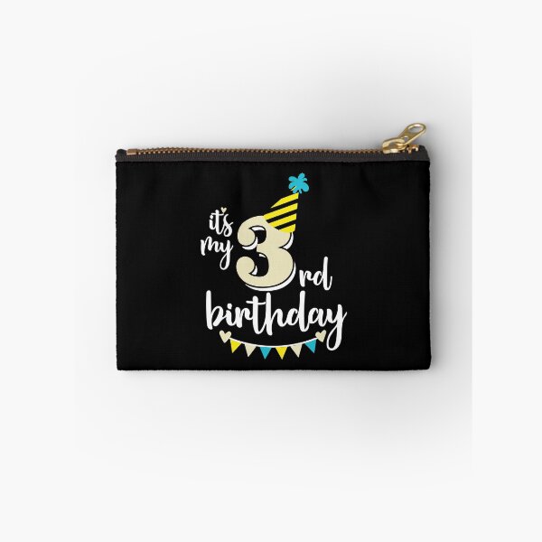 Item preview, 3rd birthday 3 years of being awesome 3 years kid girl boy Off birthday Vacation Inspiration Joy Mood designed and sold by DesignByHeartUK.