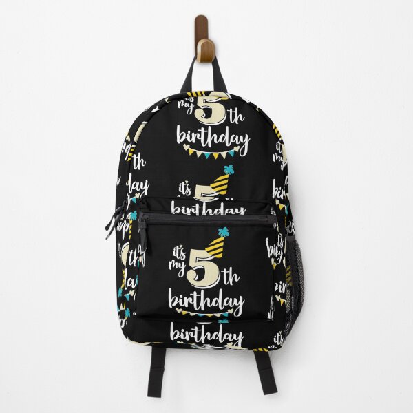 Item preview, 5th birthday 5 years of being awesome 5 years kid girl boy Off birthday Vacation Inspiration Joy Mood designed and sold by DesignByHeartUK.