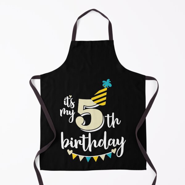 Item preview, 5th birthday 5 years of being awesome 5 years kid girl boy Off birthday Vacation Inspiration Joy Mood designed and sold by DesignByHeartUK.
