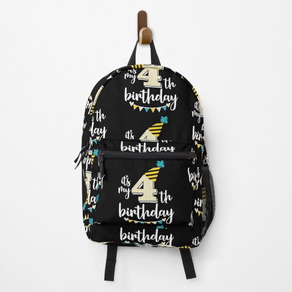 Item preview, 4th birthday 4 years of being awesome 4 years kid girl boy Off birthday Vacation Inspiration Joy Mood designed and sold by DesignByHeartUK.