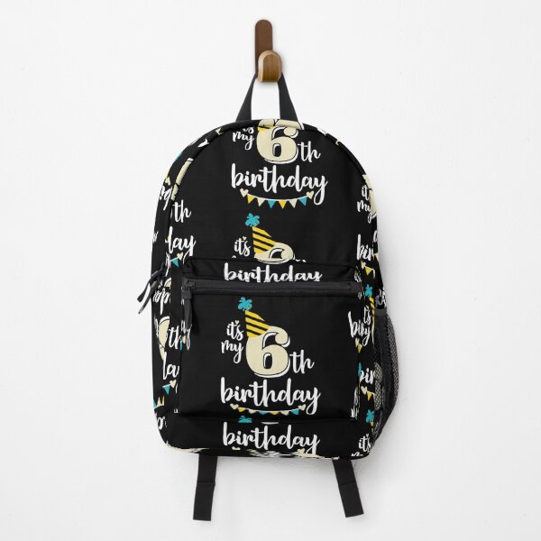 Item preview, 6th birthday 6 years of being awesome 6 years kid girl boy Off birthday Vacation Inspiration Joy Mood designed and sold by DesignByHeartUK.