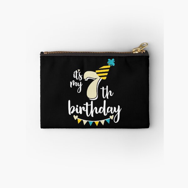 Item preview, 7th birthday 7 years of being awesome 7 years kid girl boy Off birthday Vacation Inspiration Joy Mood designed and sold by DesignByHeartUK.