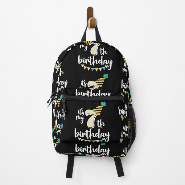 Item preview, 7th birthday 7 years of being awesome 7 years kid girl boy Off birthday Vacation Inspiration Joy Mood designed and sold by DesignByHeartUK.