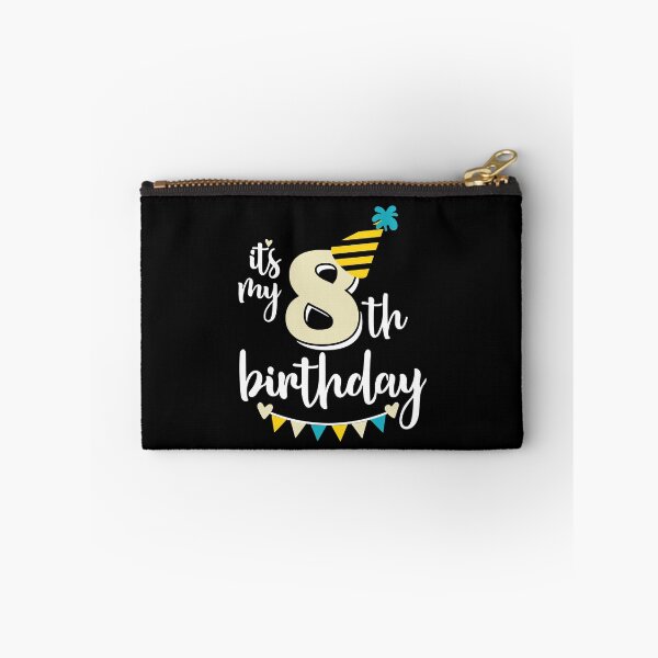 Item preview, 8th birthday 8 years of being awesome 8 years kid girl boy Off birthday Vacation Inspiration Joy Mood designed and sold by DesignByHeartUK.