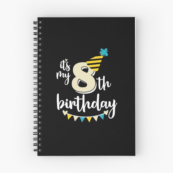 Item preview, 8th birthday 8 years of being awesome 8 years kid girl boy Off birthday Vacation Inspiration Joy Mood designed and sold by DesignByHeartUK.