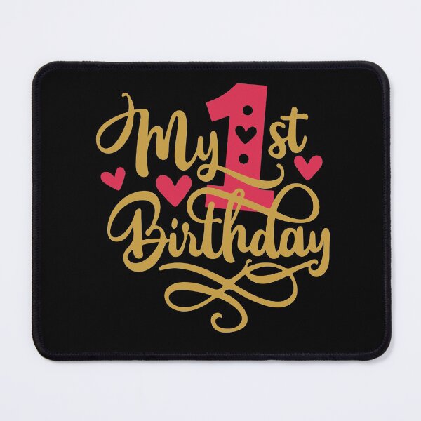 Item preview, 1st birthday 1 year of being awesome 1 year kid girl boy Off birthday Vacation Inspiration Joy Mood designed and sold by DesignByHeartUK.