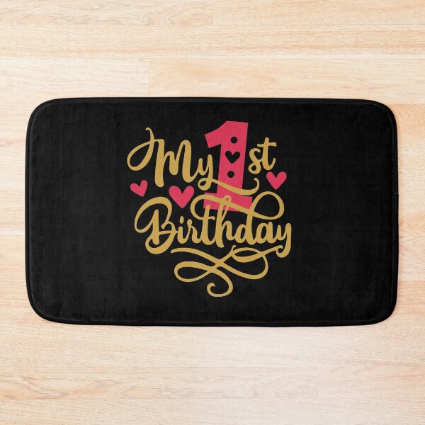 Item preview, 1st birthday 1 year of being awesome 1 year kid girl boy Off birthday Vacation Inspiration Joy Mood designed and sold by DesignByHeartUK.