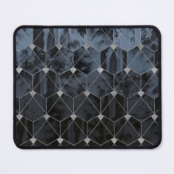 Item preview, Frozen Nordic Ice - Abstract Hexagon Pattern designed and sold by AmbienceArt.