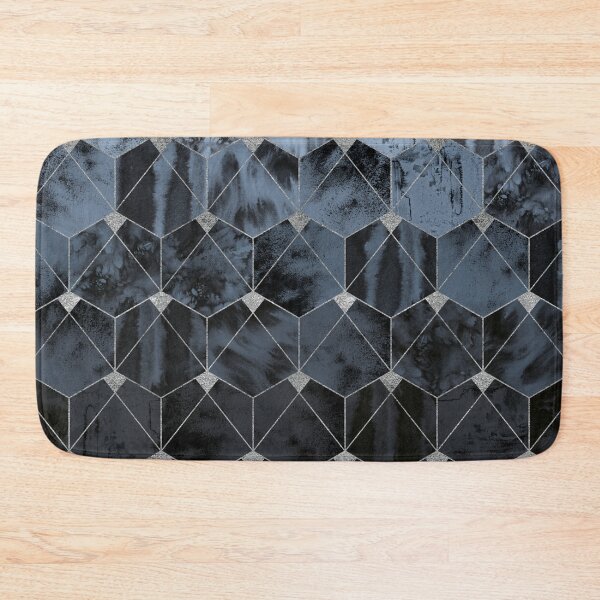 Item preview, Frozen Nordic Ice - Abstract Hexagon Pattern designed and sold by AmbienceArt.