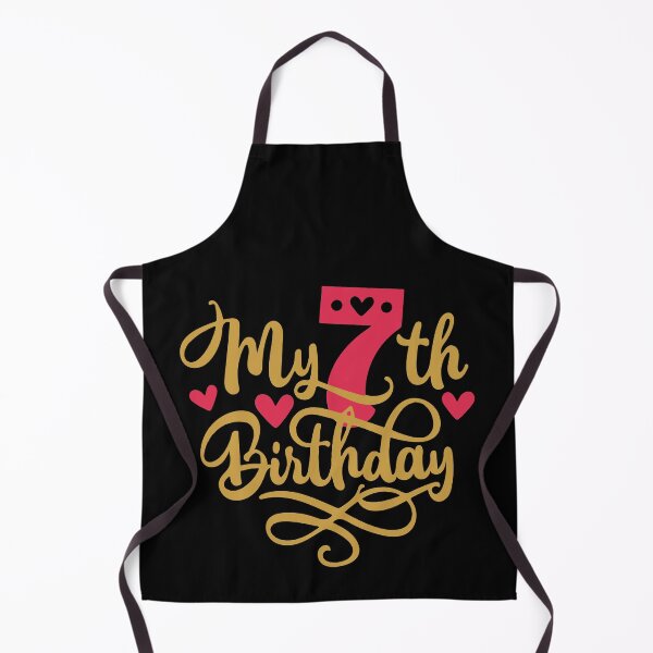 Item preview, 7th birthday 7 years of being awesome 7 years kid girl boy Off birthday Vacation Inspiration Joy Mood designed and sold by DesignByHeartUK.