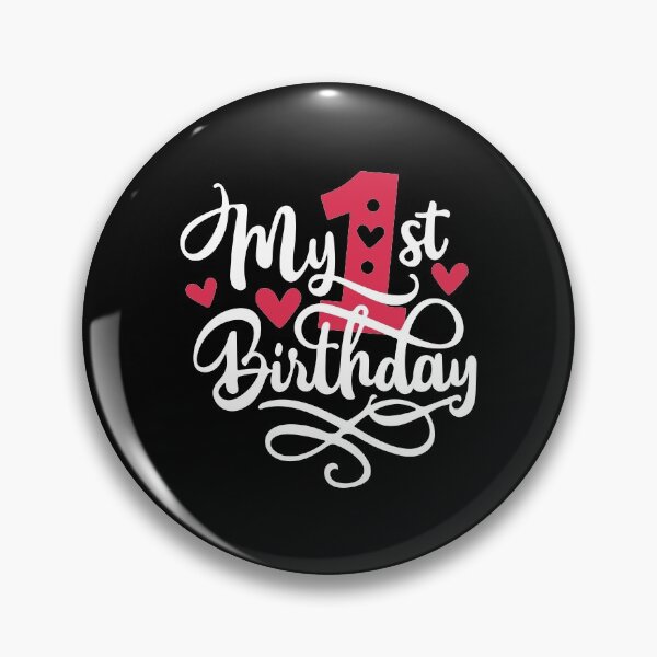 Item preview, 1st birthday 1 year of being awesome 1 year kid girl boy Off birthday Vacation Inspiration Joy Mood designed and sold by DesignByHeartUK.