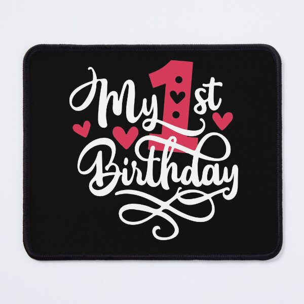 Item preview, 1st birthday 1 year of being awesome 1 year kid girl boy Off birthday Vacation Inspiration Joy Mood designed and sold by DesignByHeartUK.