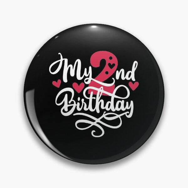 Item preview, 2nd birthday 2 years of being awesome 2 years kid girl boy Off birthday Vacation Inspiration Joy Mood designed and sold by DesignByHeartUK.