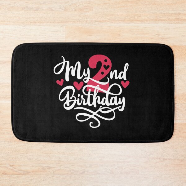 Item preview, 2nd birthday 2 years of being awesome 2 years kid girl boy Off birthday Vacation Inspiration Joy Mood designed and sold by DesignByHeartUK.