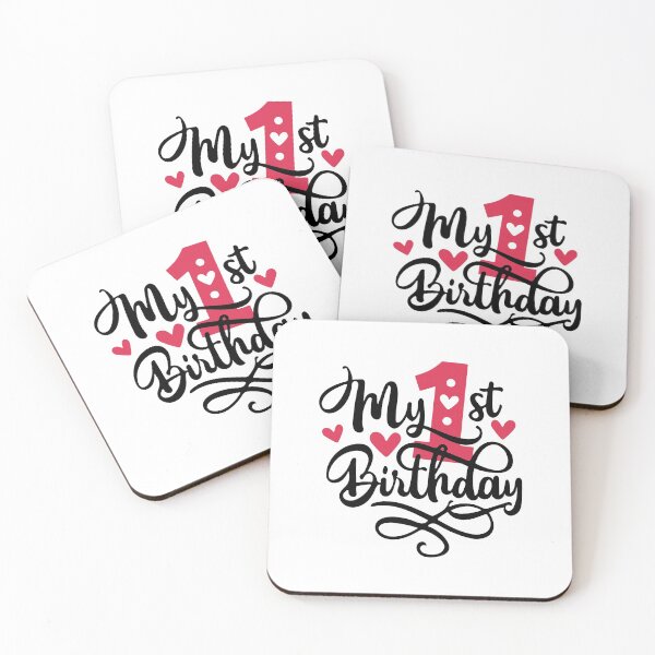 Item preview, 1st birthday 1 year of being awesome 1 year kid girl boy Off birthday Vacation Inspiration Joy Mood designed and sold by DesignByHeartUK.
