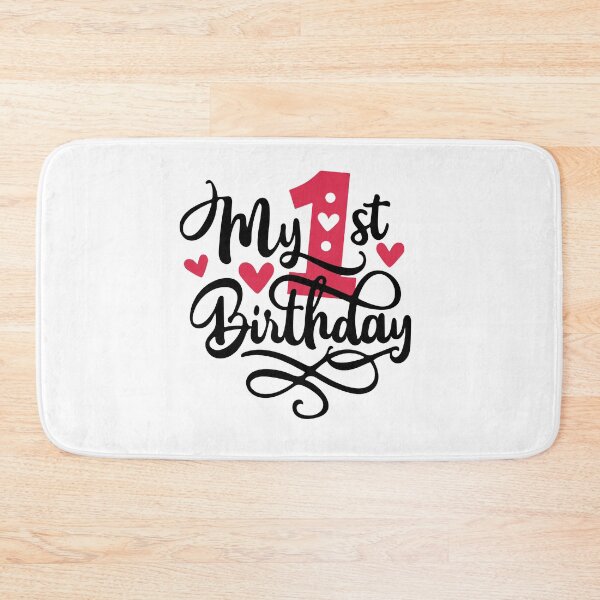 Item preview, 1st birthday 1 year of being awesome 1 year kid girl boy Off birthday Vacation Inspiration Joy Mood designed and sold by DesignByHeartUK.