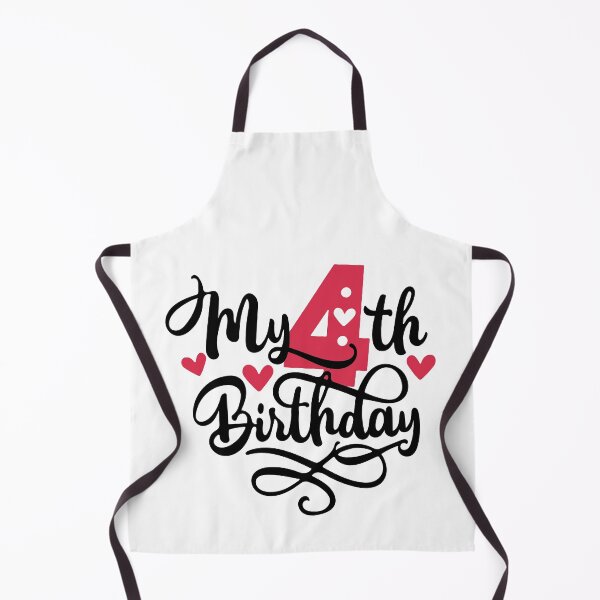 Item preview, 4th birthday 4 years of being awesome 4 years kid girl boy Off birthday Vacation Inspiration Joy Mood designed and sold by DesignByHeartUK.