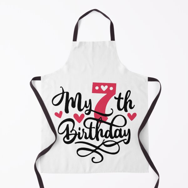 Item preview, 7th birthday 7 years of being awesome 7 years kid girl boy Off birthday Vacation Inspiration Joy Mood designed and sold by DesignByHeartUK.